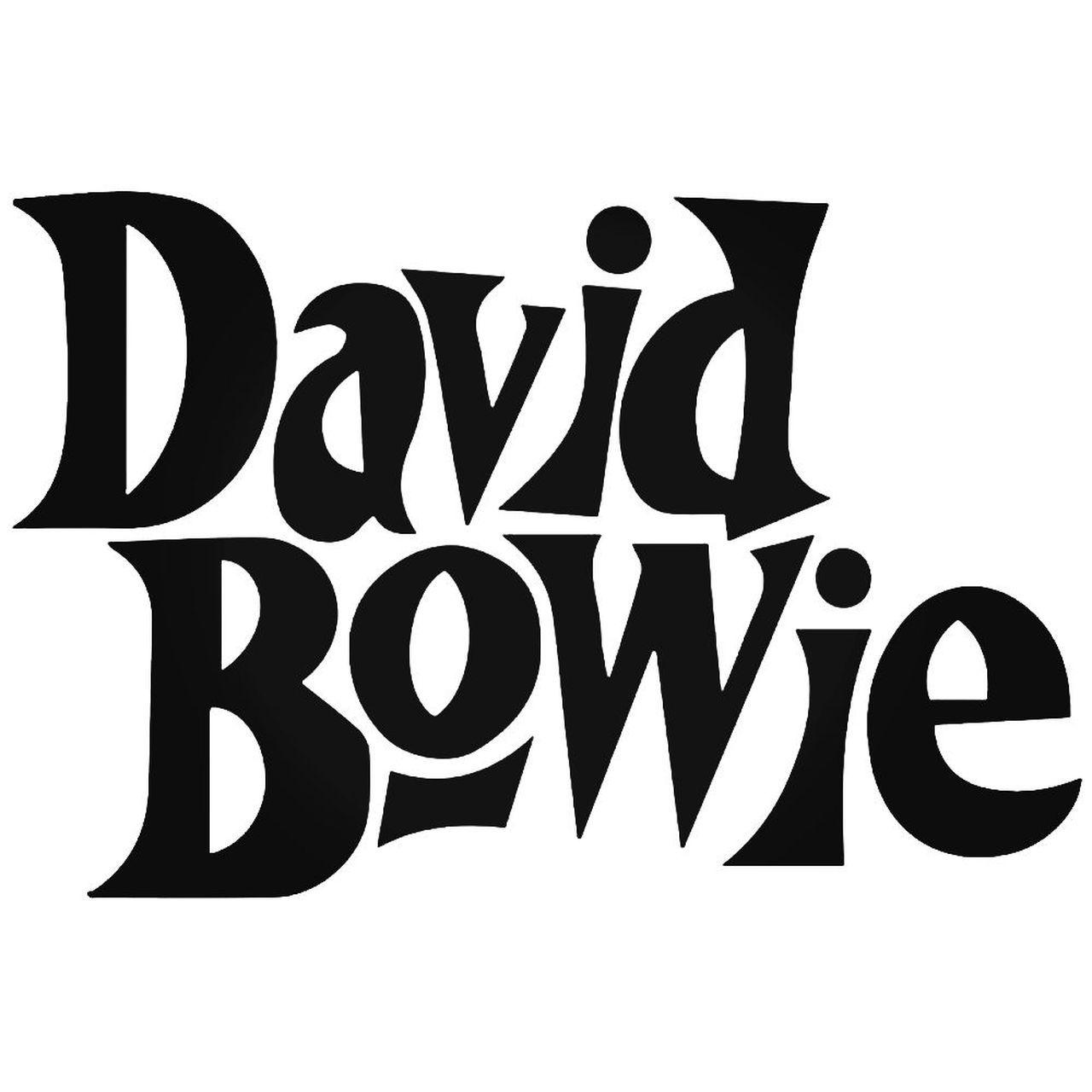 Bowie Logo - David Bowie Logo Decal