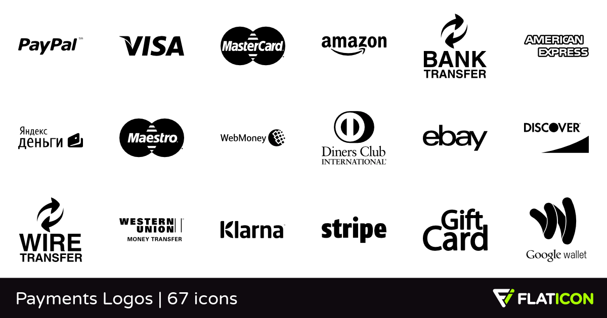 Payment Logo - Payments Logos 67 free icons (SVG, EPS, PSD, PNG files)