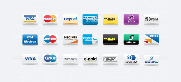 Payment Logo - 15 Free Payment Method & Credit Card Icon Sets