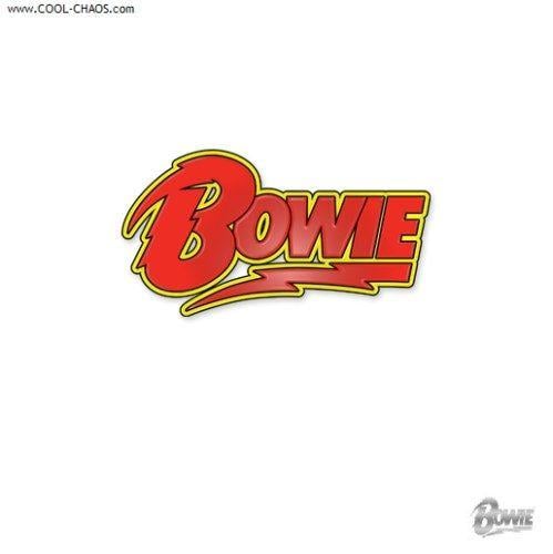 Bowie Logo - David Bowie Logo Enamel Pin