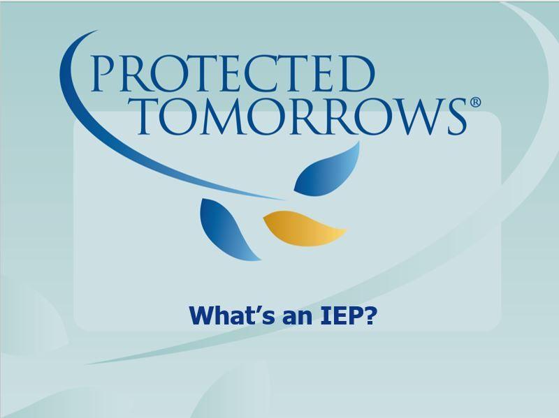 IEP Logo - What's an IEP?