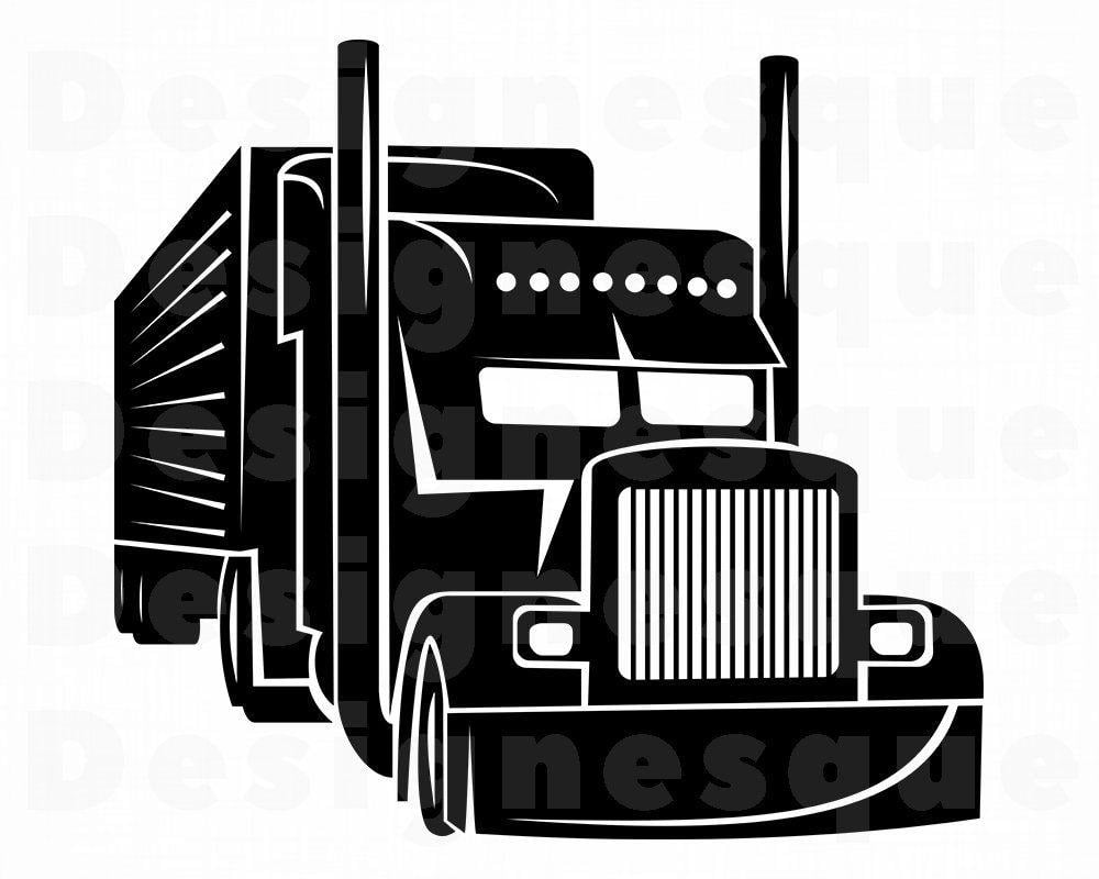 18-Wheeler Logo - Truck #12 SVG, Truck SVG, Trucking Svg, 18 Wheeler, Truck Clipart, Truck  Files for Cricut, Truck Cut Files For Silhouette, Dxf, Png, Vector