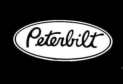 18-Wheeler Logo - Peterbilt Truck Big Rig 18 Wheeler Logo Vinyl Decal Sticker 61140z | eBay