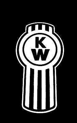 18-Wheeler Logo - KW KENWORTH LOGO Big Rig 18 Wheeler Logo Vinyl Decal Sticker 61137z