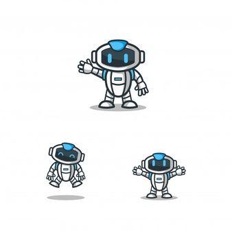 Cartoon Robot Logo - Robot Logo Vectors, Photos and PSD files | Free Download