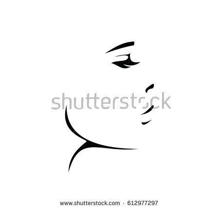 Facial Logo - Face silhouette Logos