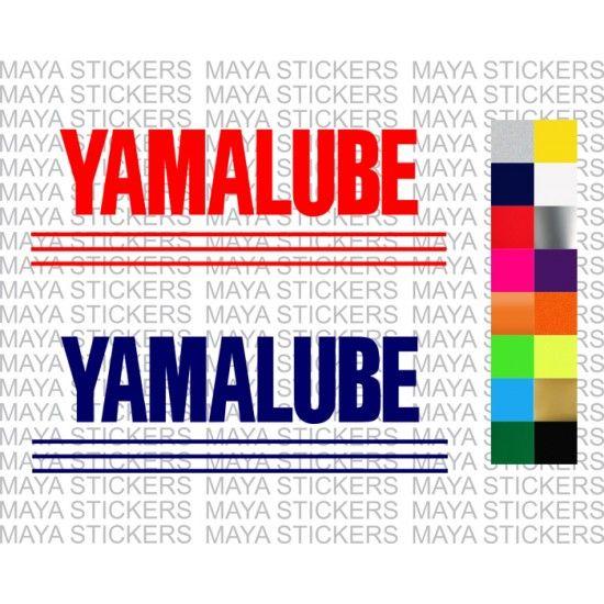 Yamalube Logo - Yamalube logo stickers for Yamaha bikes and scooters