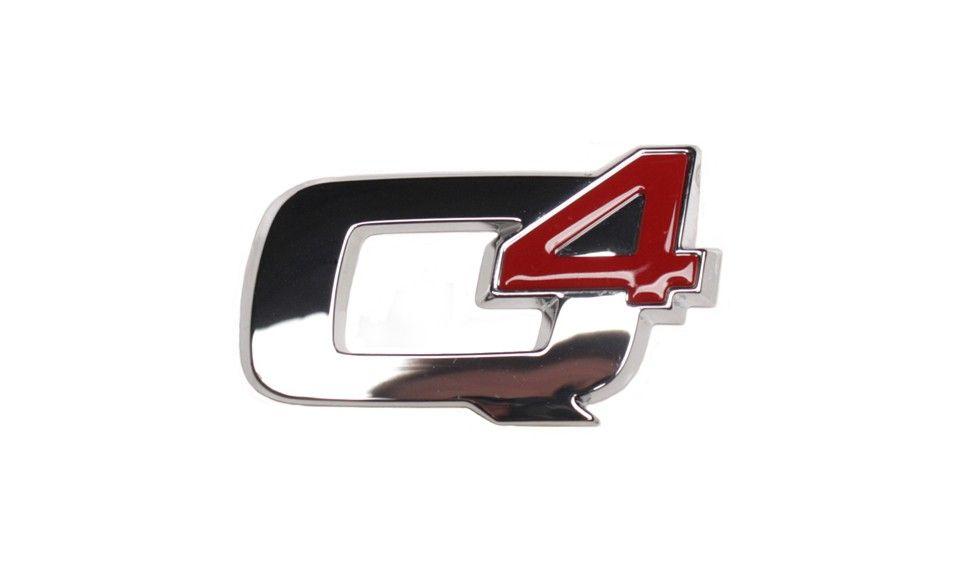 Q4 Logo - Q4 Badge - Alfa Romeo Shop - Tuning, Styling, Fanartikel und Modellautos