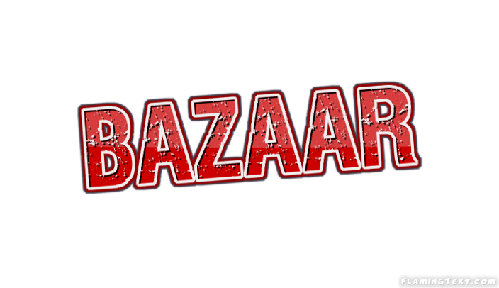 Bazaar Logo - United States of America Logo. Free Logo Design Tool from Flaming Text