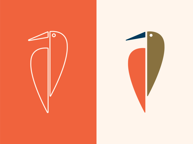 Ibis Logo - Caffe Ibis Logo Concept 2 by Flora Wilkerson | Dribbble | Dribbble