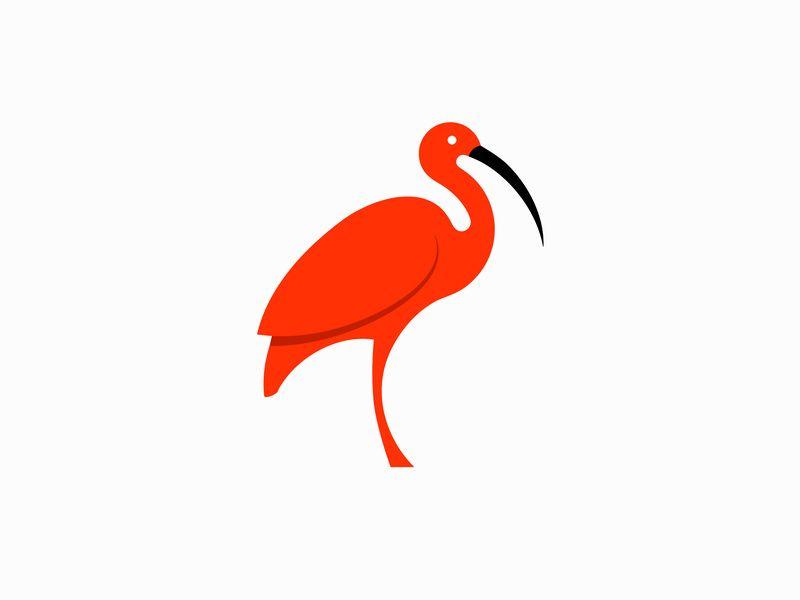 Ibis Logo - Minimal Ibis logo by Soulaimane Monadile on Dribbble