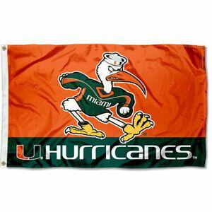 Ibis Logo - Details about Canes Ibis Logo Hurricanes University of Miami 3' x 5' Flag