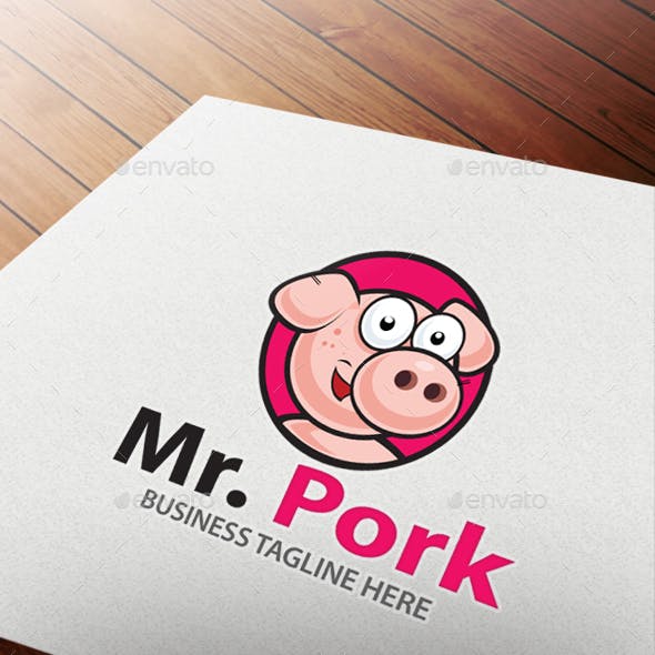 Pork Logo - Pork Design Graphics, Designs & Templates from GraphicRiver