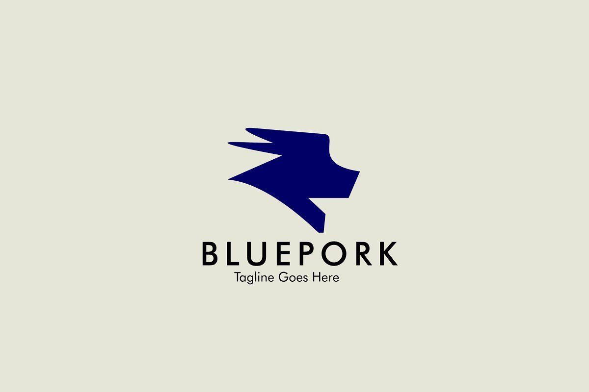 Pork Logo - Blue Pork Logo