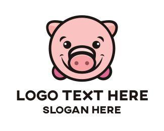 Pork Logo - Pink Piggy Logo