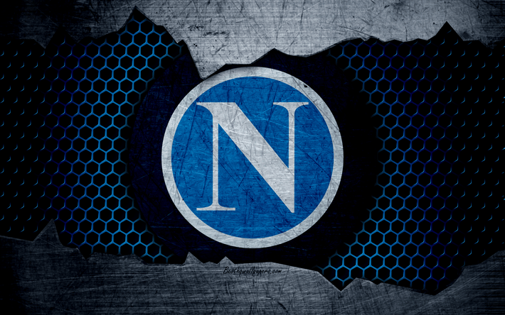 Napoli Logo - Download wallpapers Napoli, 4k, art, Serie A, soccer, logo, football ...