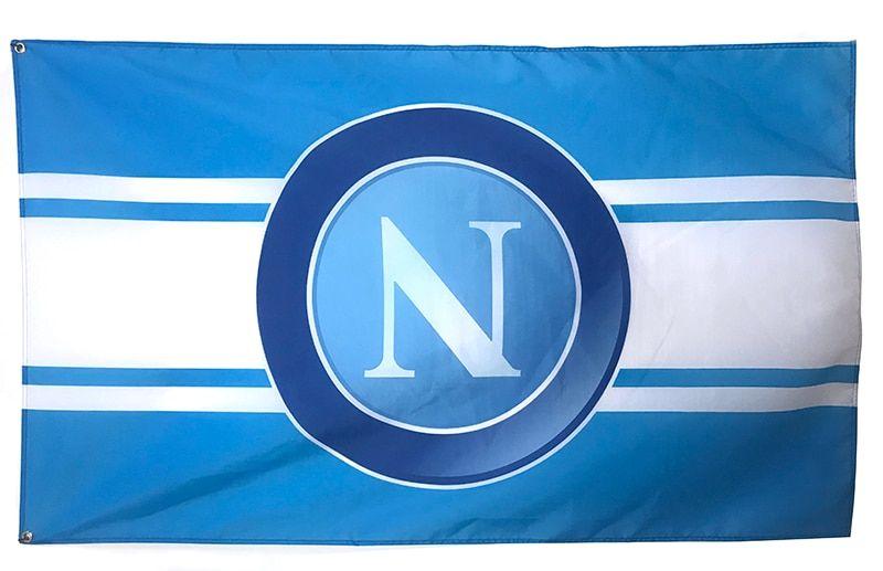 Napoli Logo - Details about Football Soccer Italy SSC Napoli Logo Flag Banners Home Fan  Decorations Gift