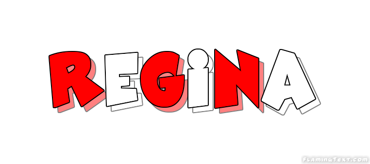 Regina Logo - Canada Logo. Free Logo Design Tool from Flaming Text