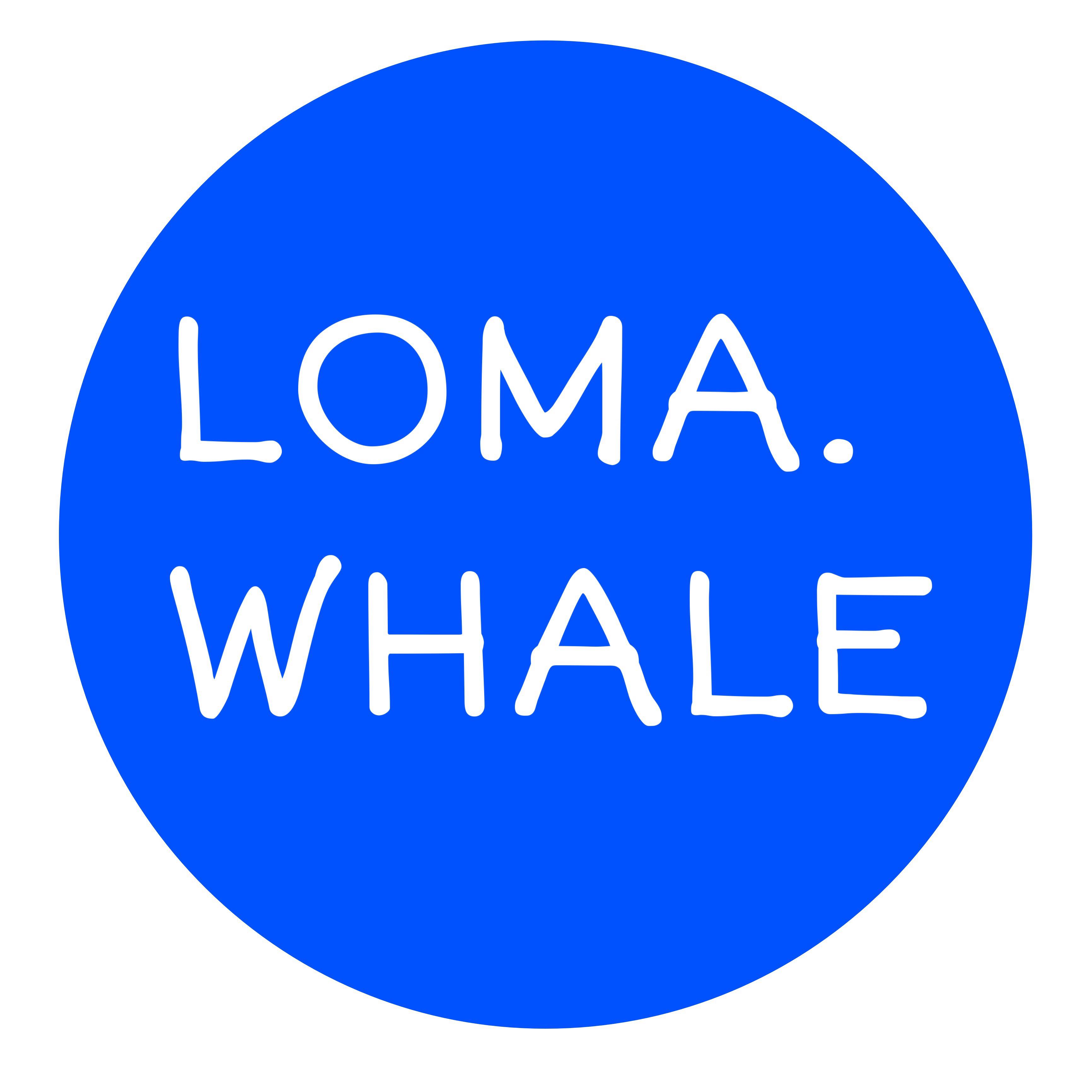 Loma Logo - loma whale logo original – ShopJJ