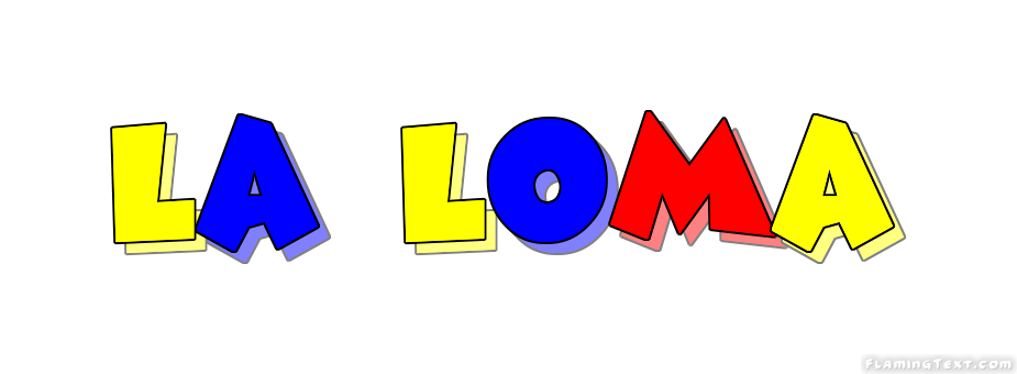 Loma Logo - Ecuador Logo | Free Logo Design Tool from Flaming Text