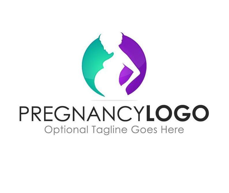Pregnant Logo - Pregnancy Logo, Premade Logo, Baby Logo, Woman Logo, Pregnant Logo,  Photography Logo, Custom Logo Design
