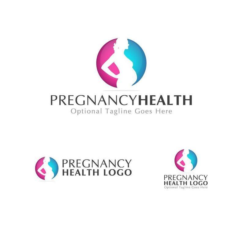 Pregnant Logo - Pregnancy Logo, Baby Logo, Woman Logo, Pregnant Logo, Photography Logo,  Custom Logo Design, Premade Logo, Logo Suite, Baby, Pregnant, Baby