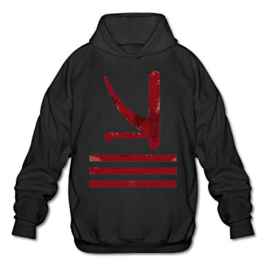 Kshmr Logo - Custom Mens Logo Pullover Hoodie KSHMR Popular DJ Logo at Amazon ...