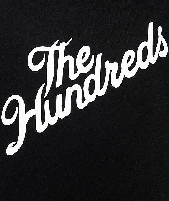 The Hundreds Logo - The Hundreds Forever Slant Black Pullover Hoodie | Zumiez