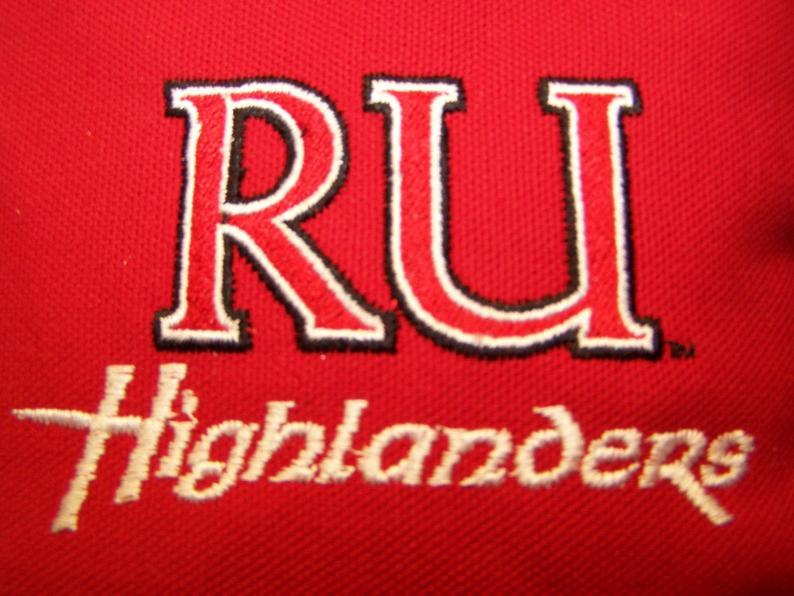 Radford Logo - 4 Radford University Highlanders Embroidery Machine Logos