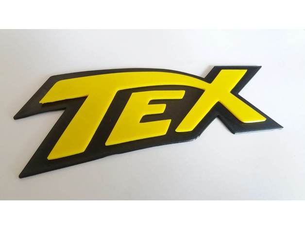 Tex Logo - Tex Willer Logo by AGThi78 - Thingiverse