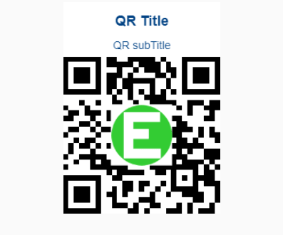 QR Logo - QR Code Generator With Logo And Title Support. CSS