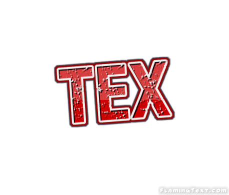 Tex Logo - Tex Logo. Free Name Design Tool from Flaming Text