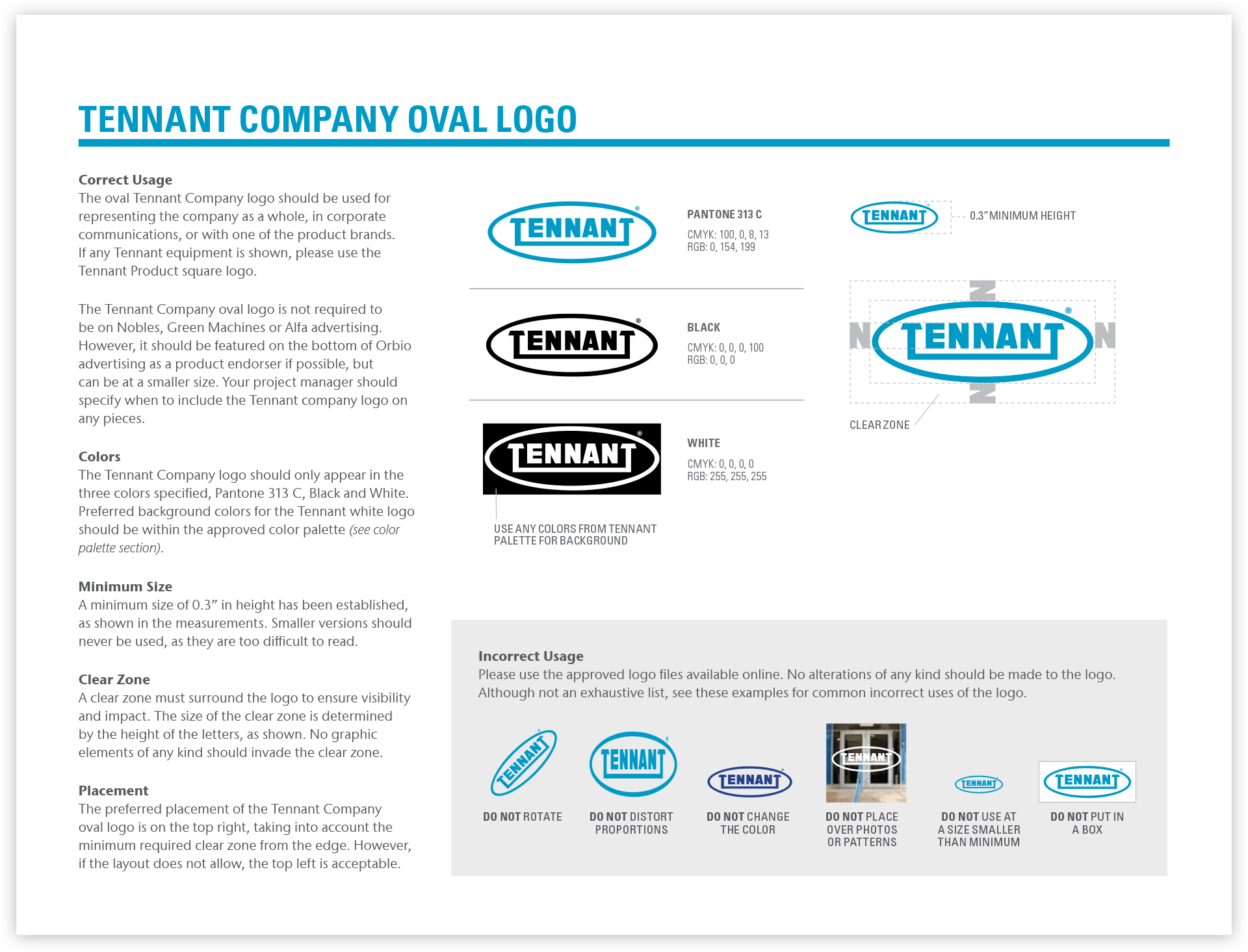 Tennant Logo - Tennant Brand Guide