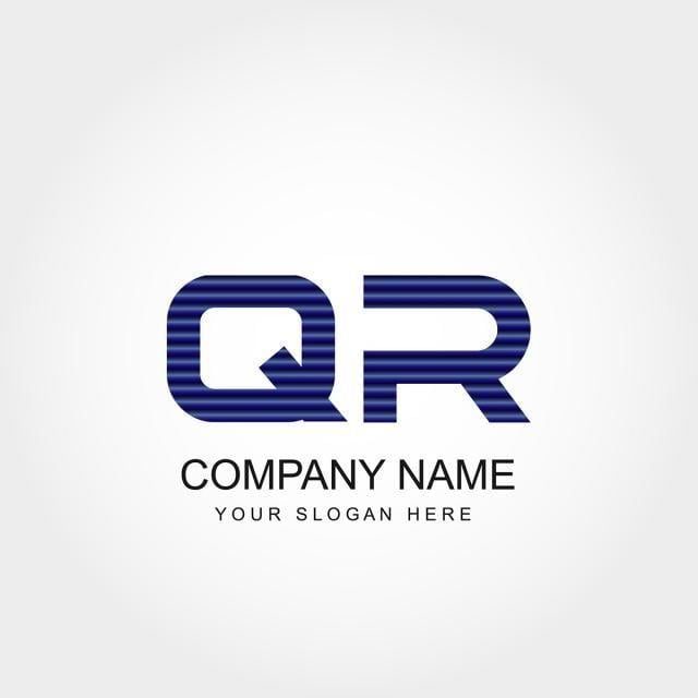 QR Logo - Initial Letter QR Logo Template Template for Free Download on Pngtree