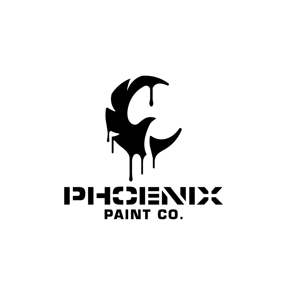 Painted Logo - SOLD – Phoenix Paint Co. Logo Design – Logo Cowboy