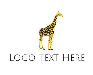 Painted Logo - Painted Giraffe Logo | BrandCrowd Logo Maker