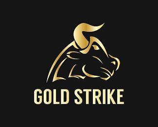 Strike Logo - Gold Strike Designed by instantgenius | BrandCrowd