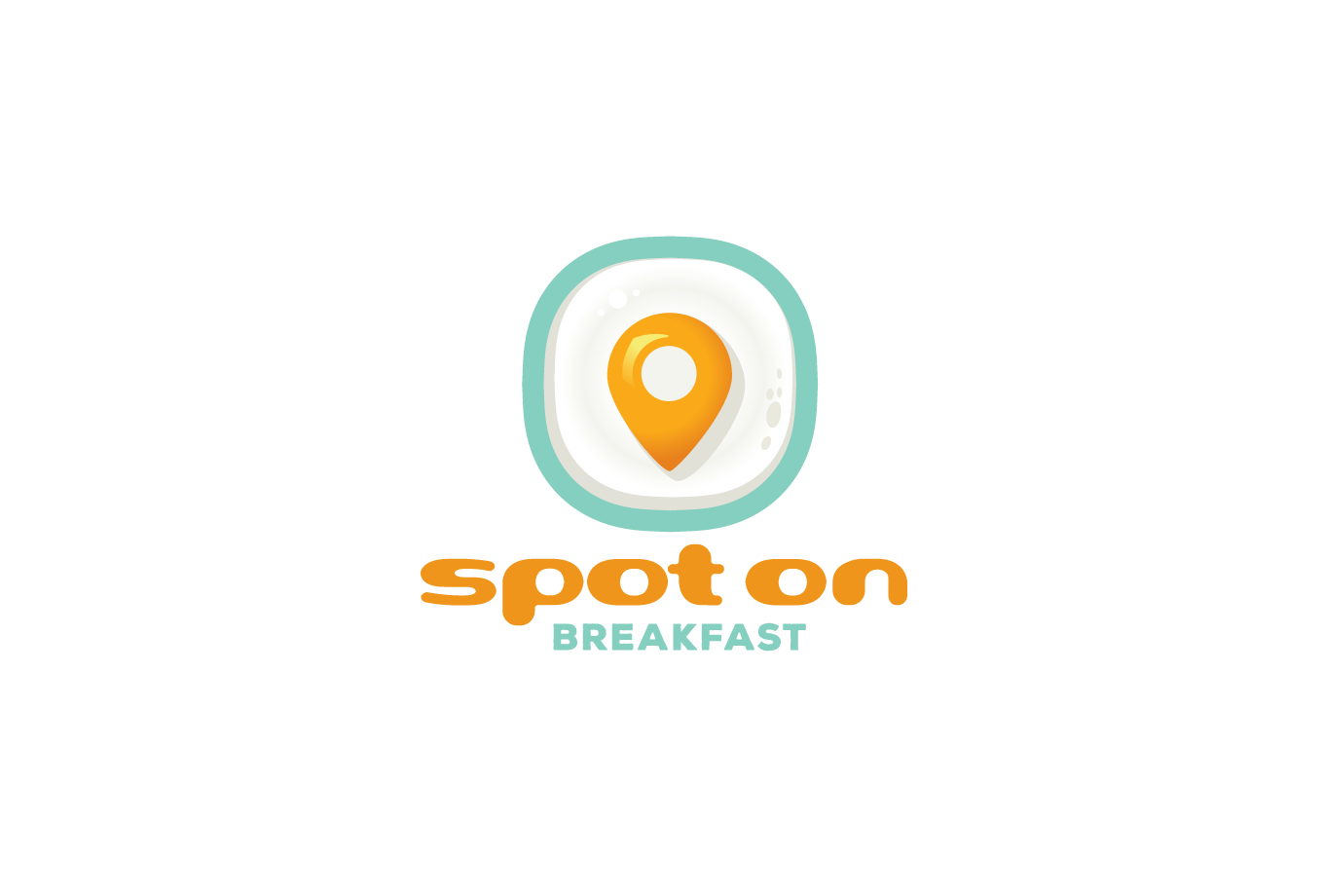 Spoton Logo - SpotOn Breakfast Egg Logo Design