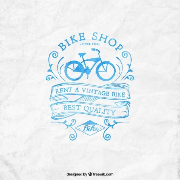 Painted Logo - Hand painted bike shop logo | Stock Images Page | Everypixel