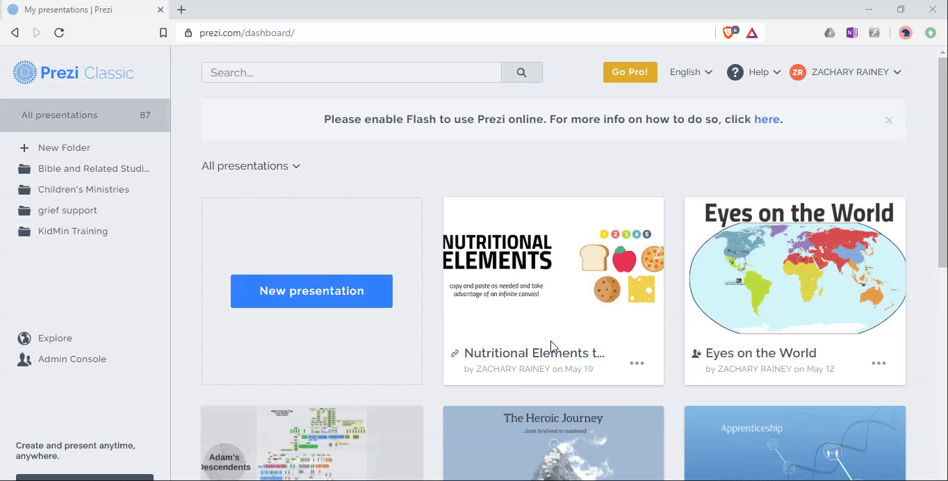 Prezi.com Logo - Prezi.com account unable to edit presentation - Desktop Support ...