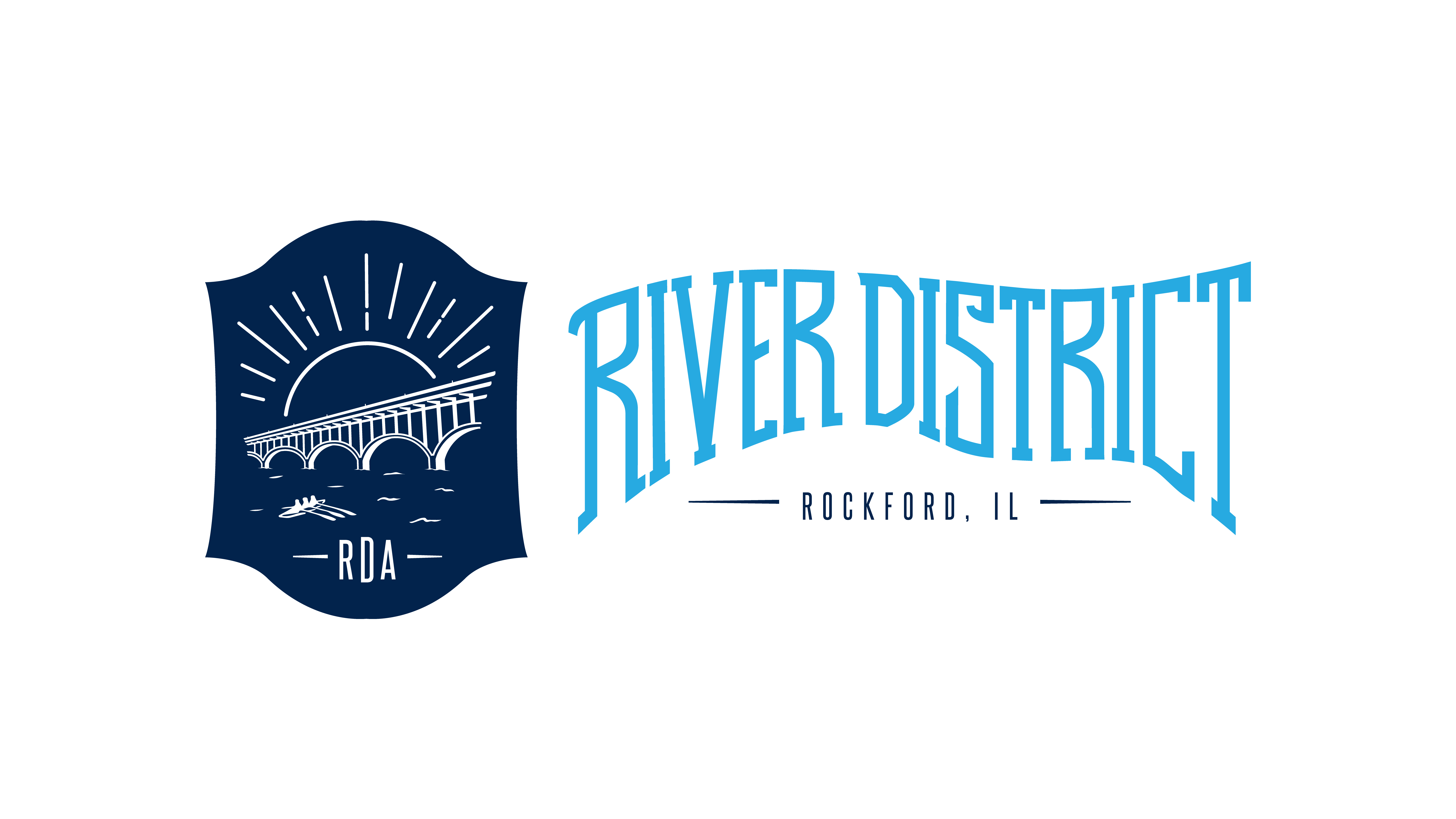 Rockford Logo - RDA - River District Association of Rockford, IL