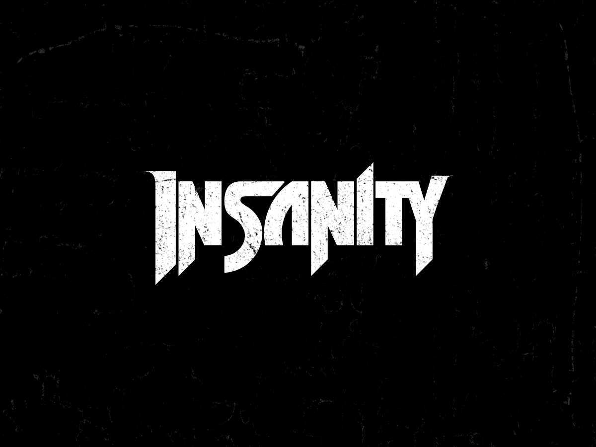 Insanity Logo - Elegant, Playful Logo Design for insanity / INSANITY by amare1000k ...