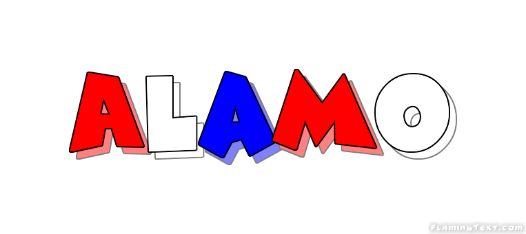Alamo Logo - United States of America Logo. Free Logo Design Tool from Flaming Text