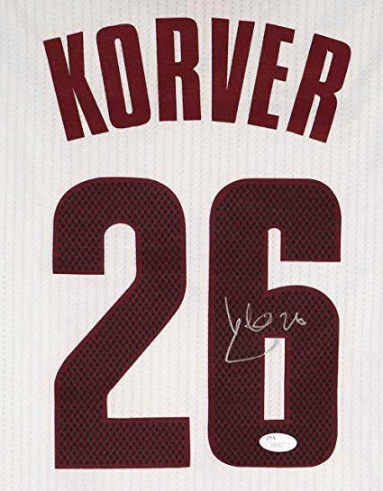 Korver Logo - Kyle Korver Cleveland Cavaliers Cavs Signed Autographed White #26 ...