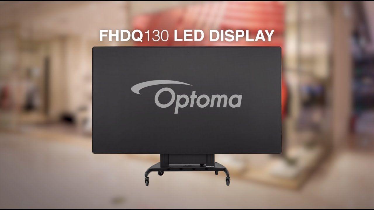 Optoma Logo - FHDQ130 Fully Optimised 130 All In One QUAD LED Display