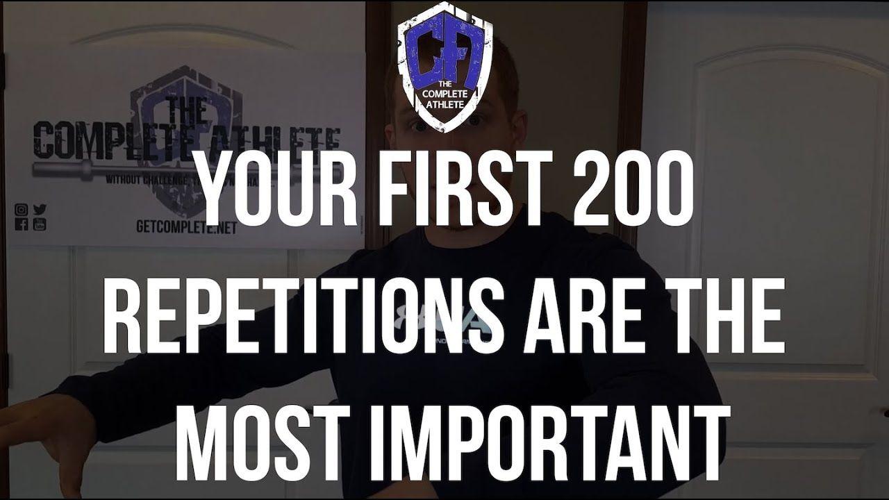 Repetitions Logo - Your First 200 Repetitions are the Most Important — The Complete Athlete