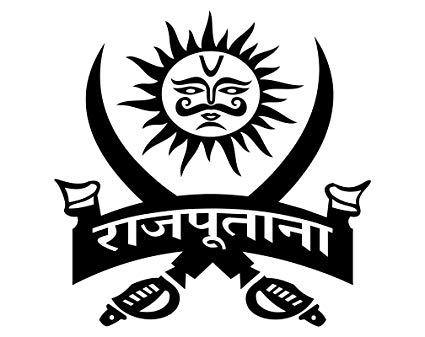 Rajput Logo - ARWY 'Rajputana Logo' Sticker, 6x6 inch Black: Amazon.in: Car