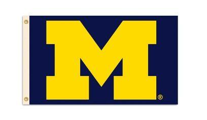 Michaigan Logo - MICHIGAN LOGO ONLY 3 X 5 FLAG