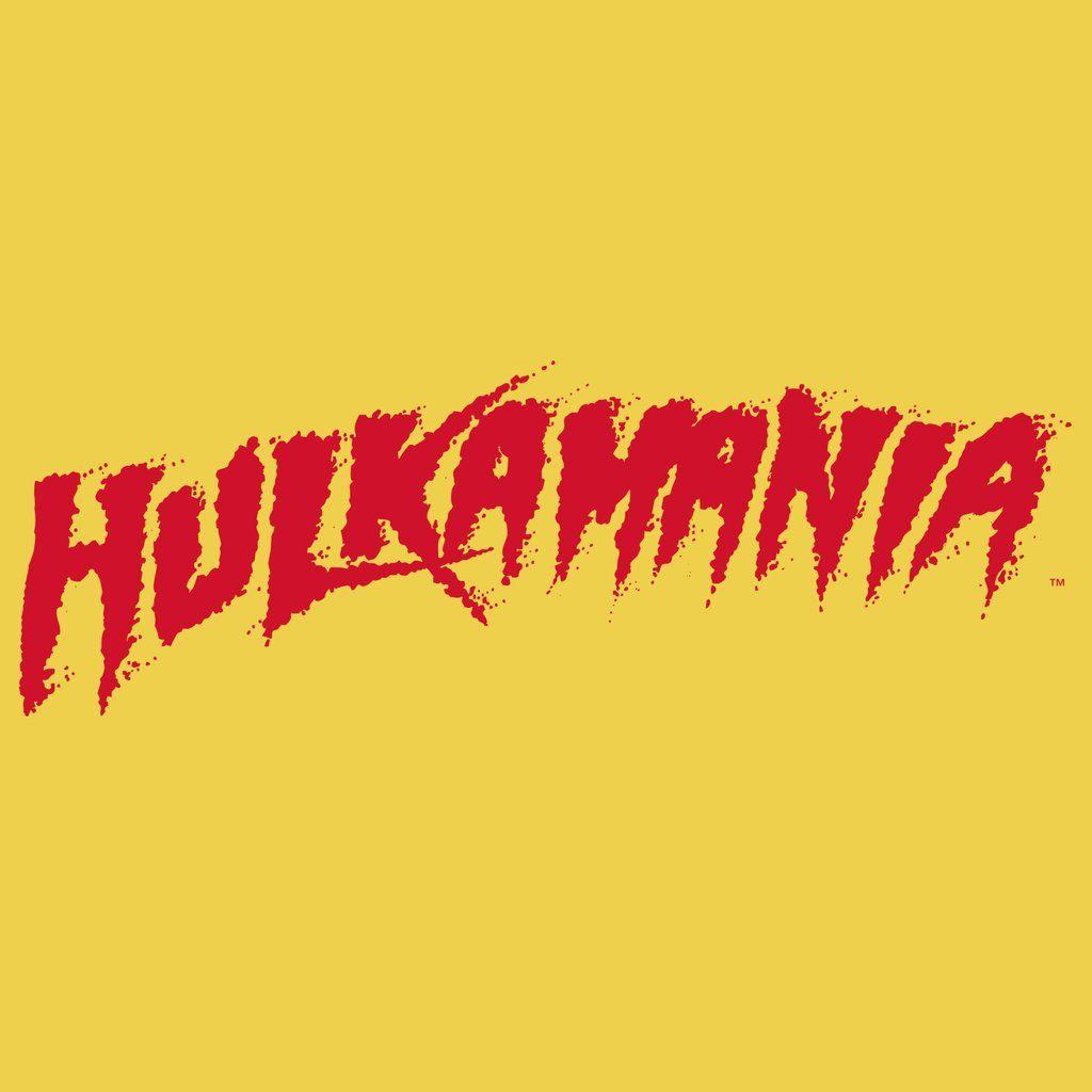 Hulkamania Logo - WWE Hulk Hogan Hulkamania Logo Official Men's T-shirt (Yellow)