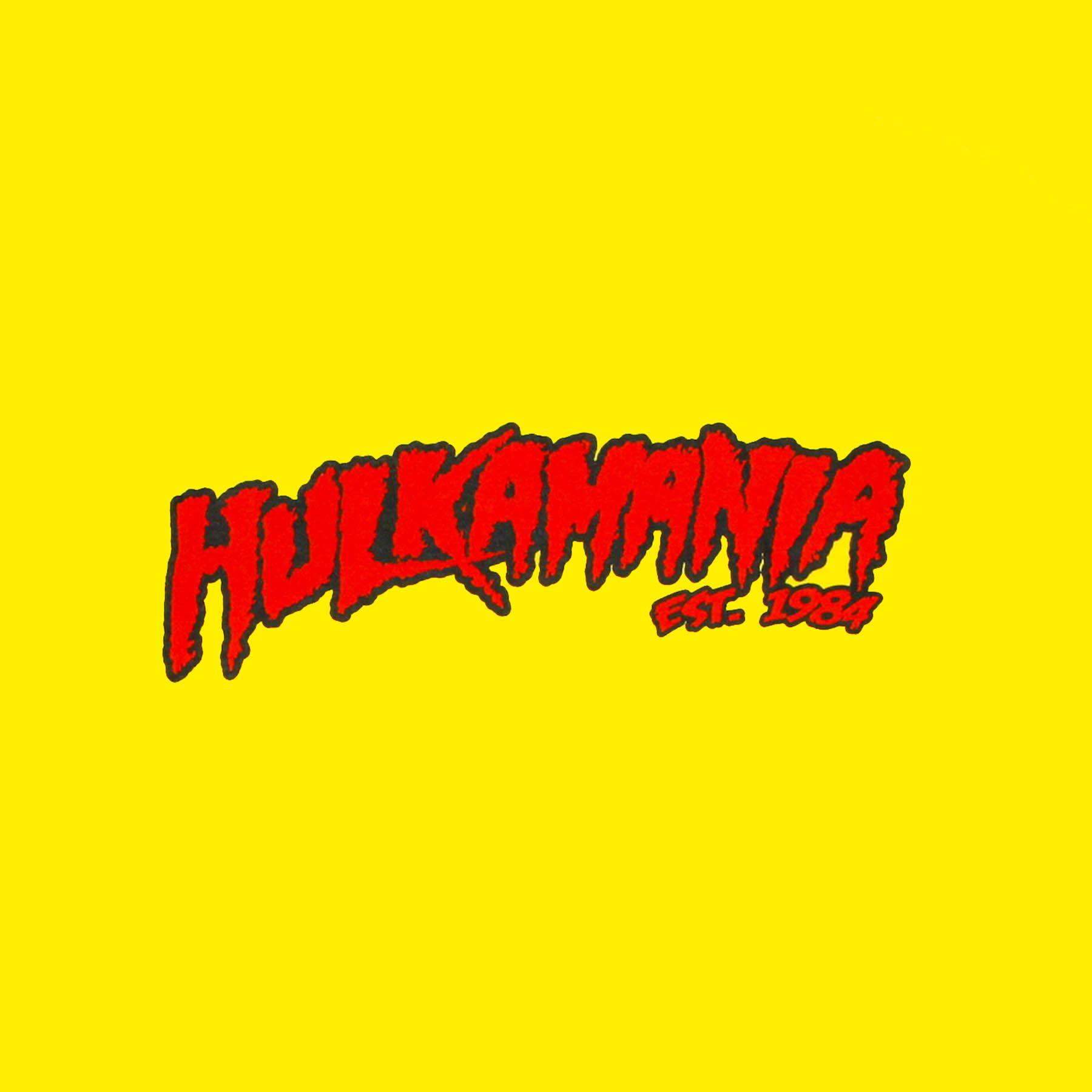 Hulkamania Logo - Yellow Hulkamania Shirt